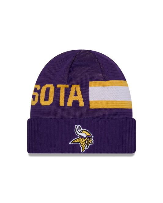 NFL Knit Hat 2024 Sideline Tech Vikings