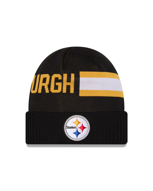 NFL Knit Hat 2024 Sideline Tech Steelers