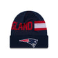NFL Knit Hat 2024 Sideline Tech Patriots