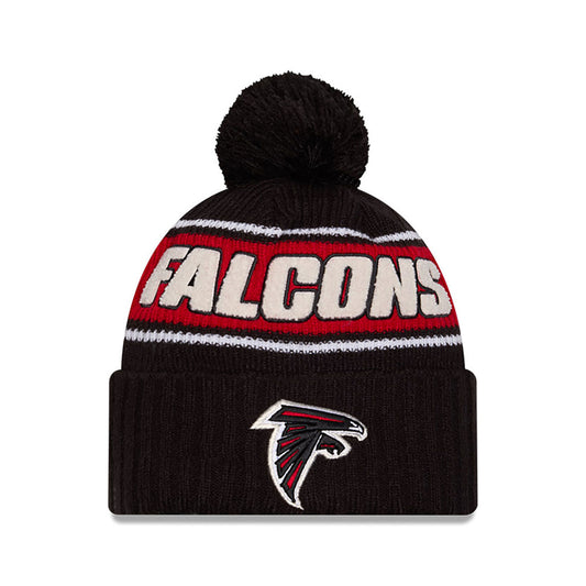 NFL Knit Hat 2024 Cold Weather Sport Knit W/ Pom Falcons