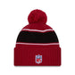 NFL Knit Hat 2024 Cold Weather Sport Knit W/ Pom Cardinals