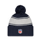 NFL Knit Hat 2024 Cold Weather Sport Knit W/ Pom Cowboys