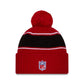 NFL Knit Hat 2024 Cold Weather Sport Knit W/ Pom 49ers