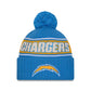 NFL Knit Hat 2024 Cold Weather Sport Knit W/ Pom Chargers