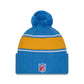 NFL Knit Hat 2024 Cold Weather Sport Knit W/ Pom Chargers