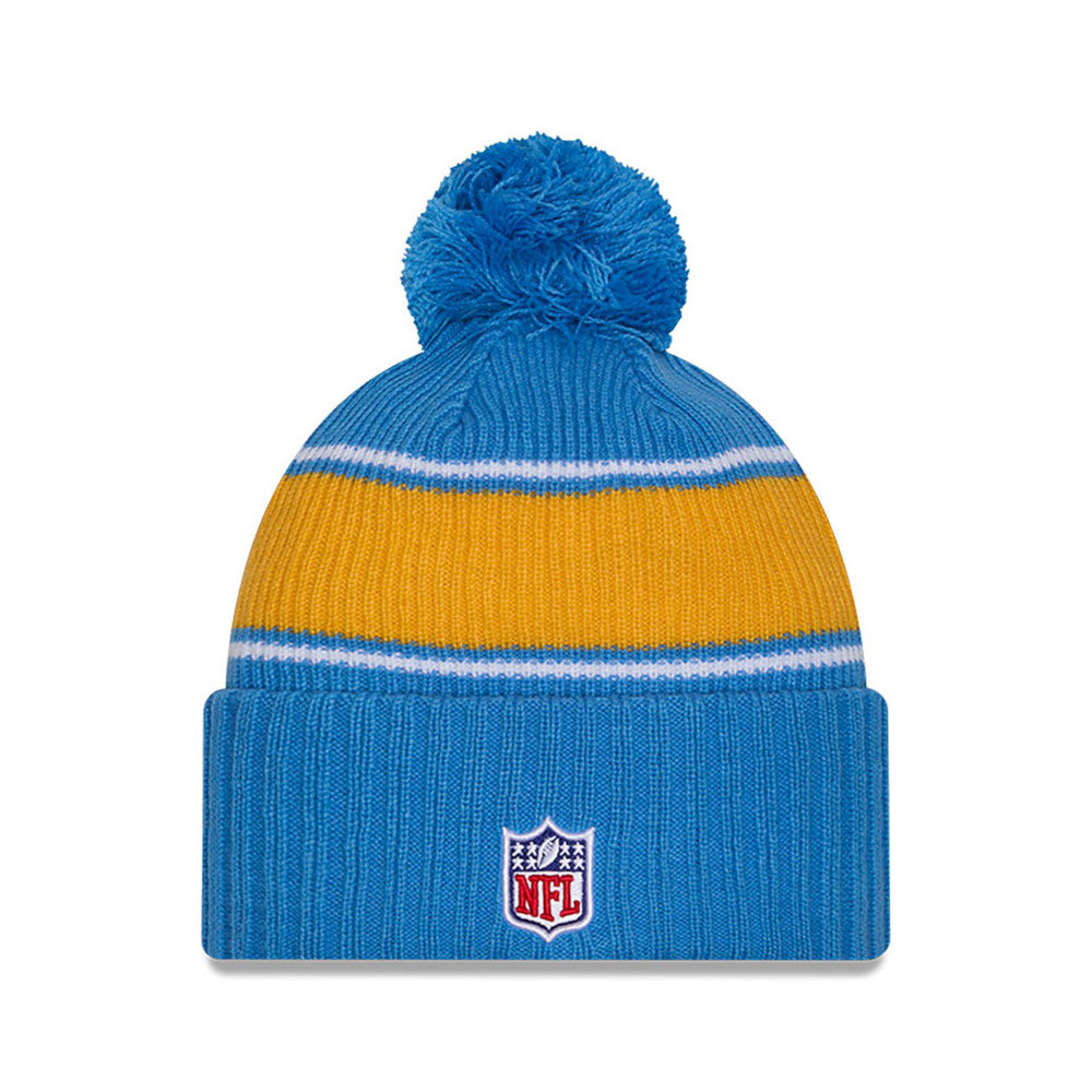 NFL Knit Hat 2024 Cold Weather Sport Knit W/ Pom Chargers