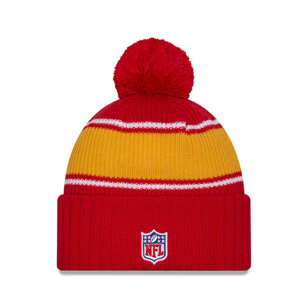 NFL Knit Hat 2024 Cold Weather Sport Knit W/ Pom Chiefs