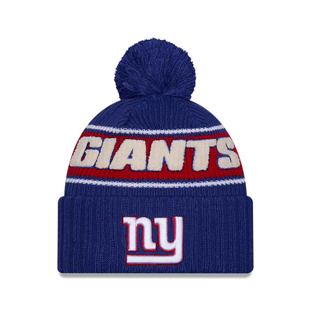 NFL Knit Hat 2024 Cold Weather Sport Knit W/ Pom Giants