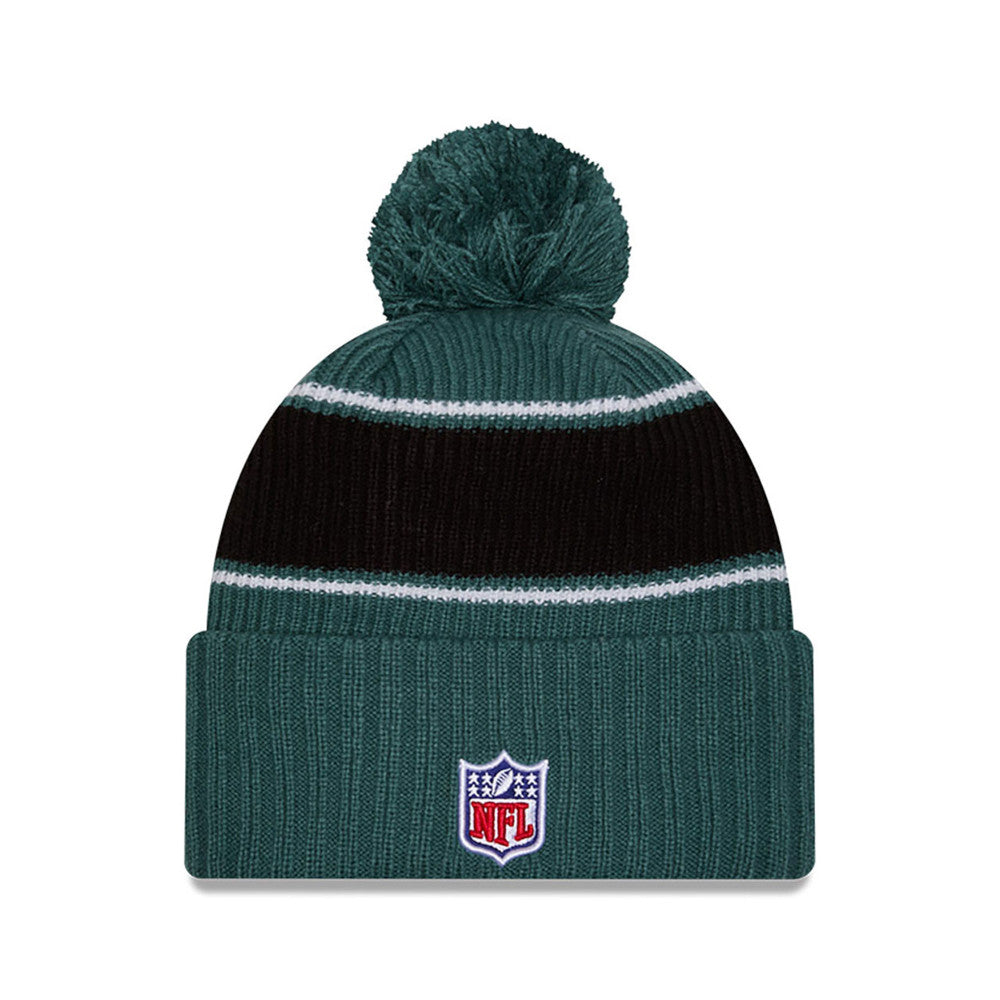 NFL Knit Hat 2024 Cold Weather Sport Knit W/ Pom Eagles