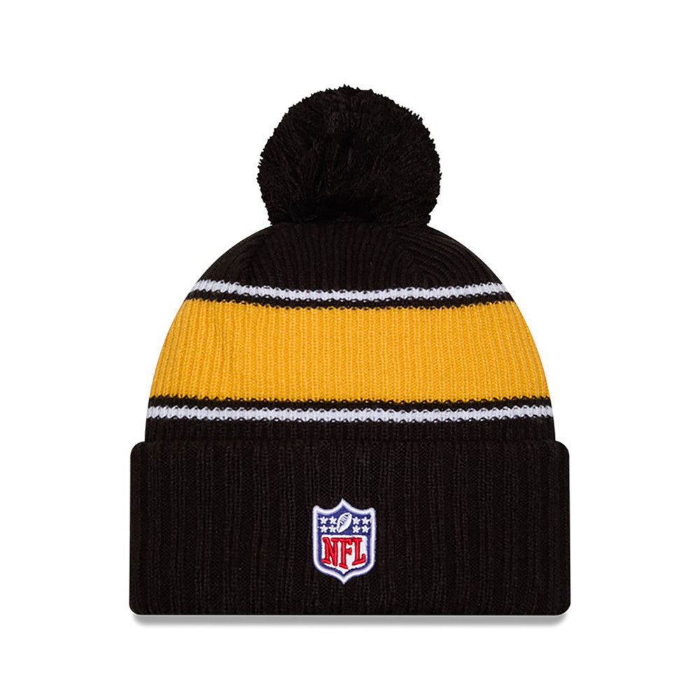 NFL Knit Hat 2024 Cold Weather Sport Knit W/ Pom Steelers