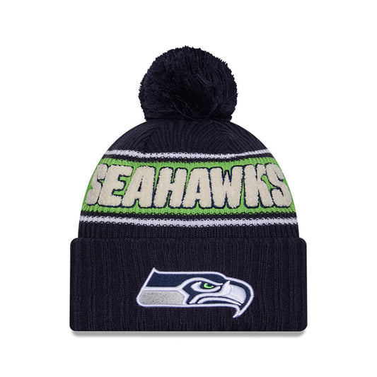 NFL Knit Hat 2024 Cold Weather Sport Knit W/ Pom Seahawks