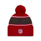 NFL Knit Hat 2024 Cold Weather Sport Knit W/ Pom Buccaneers
