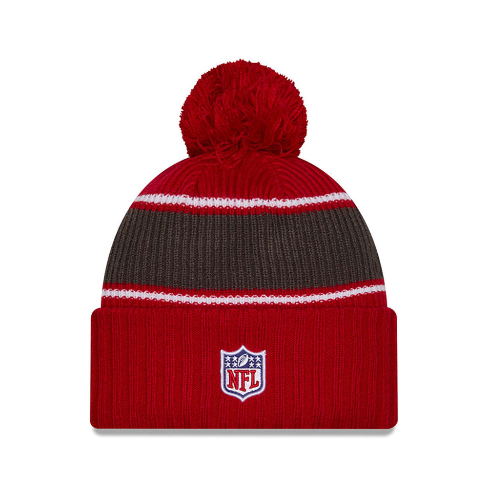 NFL Knit Hat 2024 Cold Weather Sport Knit W/ Pom Buccaneers