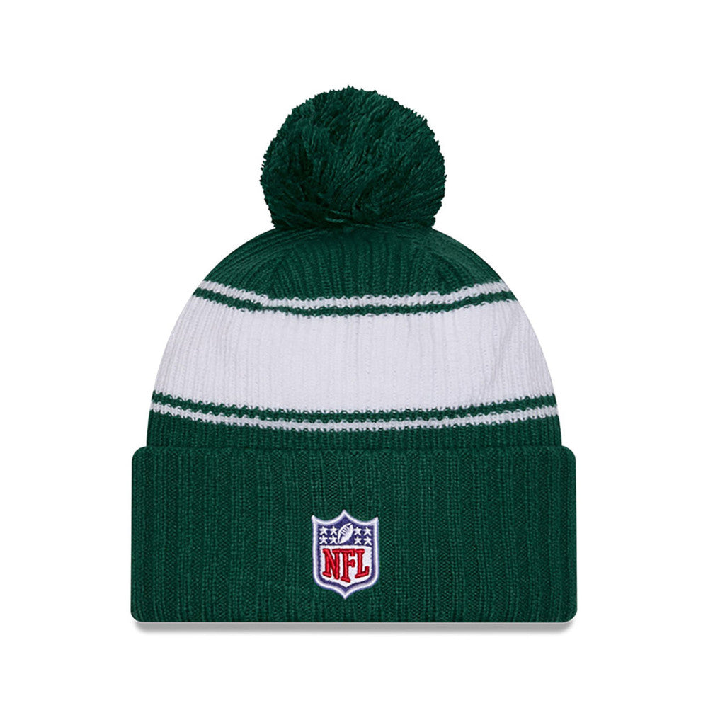 NFL Knit Hat 2024 Cold Weather Sport Knit W/ Pom Jets