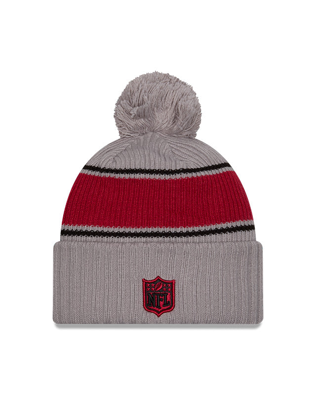 NFL Knit Hat 2024 Cold Weather Sport Knit W/ Pom Grey Cardinals