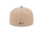 MLB Hat 5950 Cam Two Tone Beige Dodgers