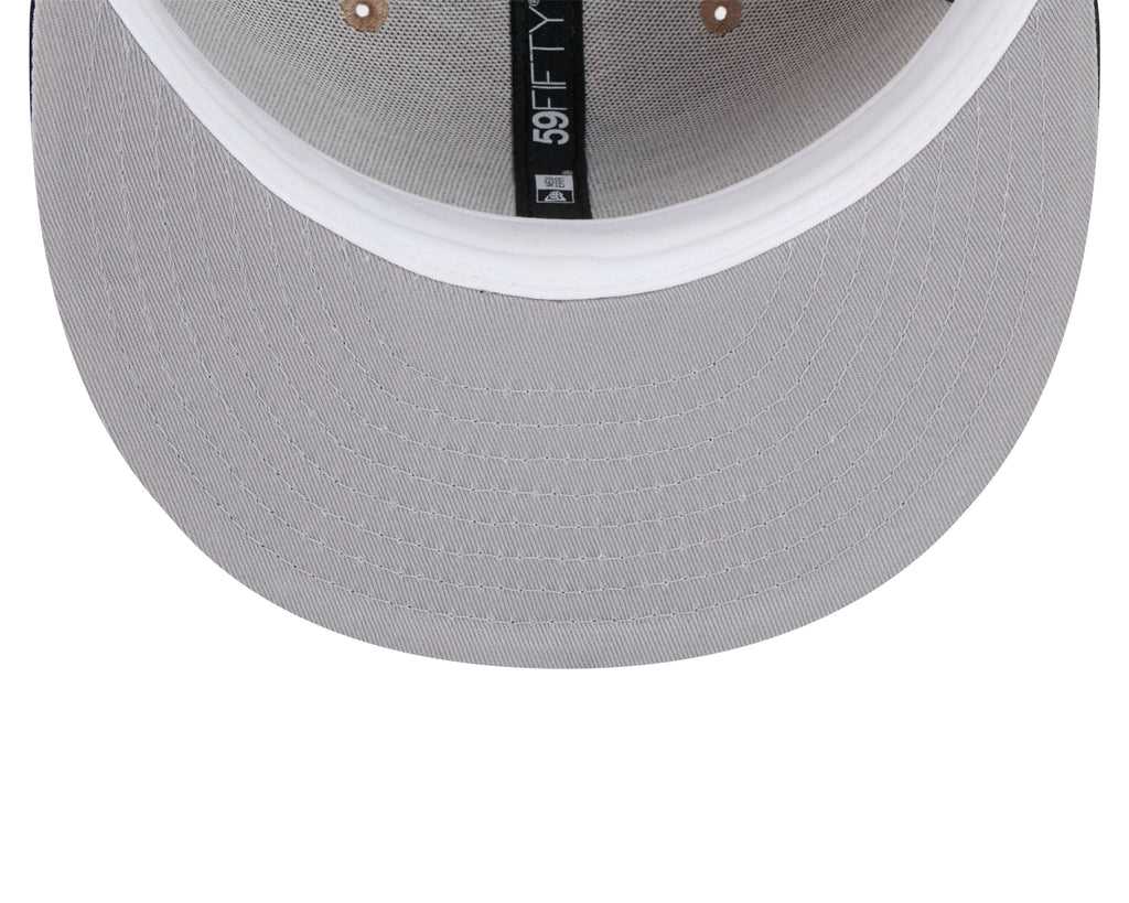 MLB Hat 5950 Cam Two Tone Beige White Sox