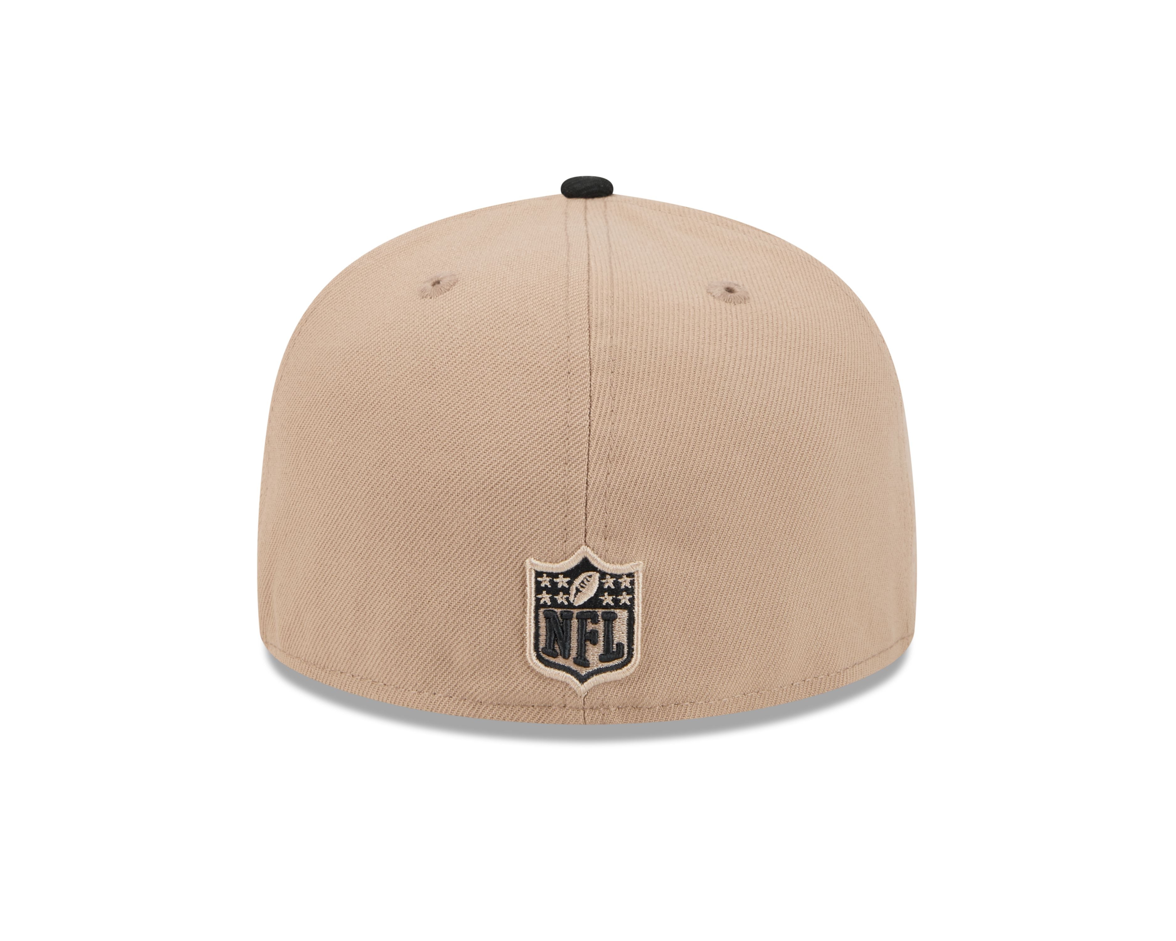 NFL Hat 5950 Cam Two Tone Beige Raiders