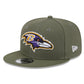 NFL Hat 950 Snapback Olive Green Ravens