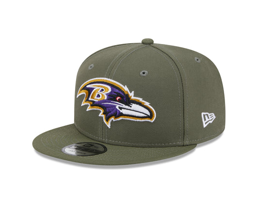 NFL Hat 950 Snapback Olive Green Ravens
