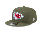 NFL Hat 950 Snapback Olive Green Chiefs