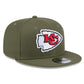 NFL Hat 950 Snapback Olive Green Chiefs