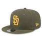 MLB Hat 950 Snapback Olive Green Padres