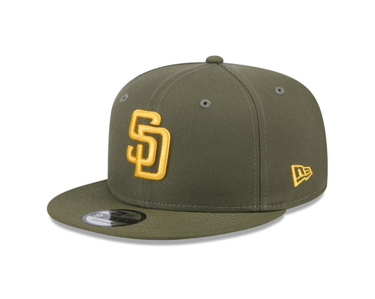 MLB Hat 950 Snapback Olive Green Padres