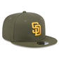 MLB Hat 950 Snapback Olive Green Padres