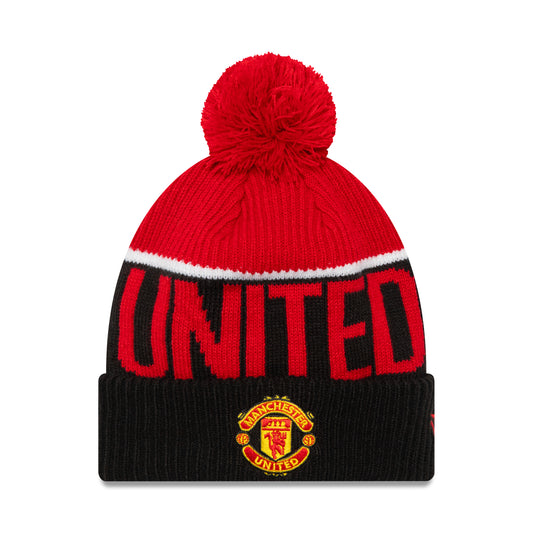 EPL Knit Hat Sport Cuffed Pom Manchester United FC