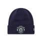 EPL Knit Hat Beanie Rubber Woven Logo Manchester United FC