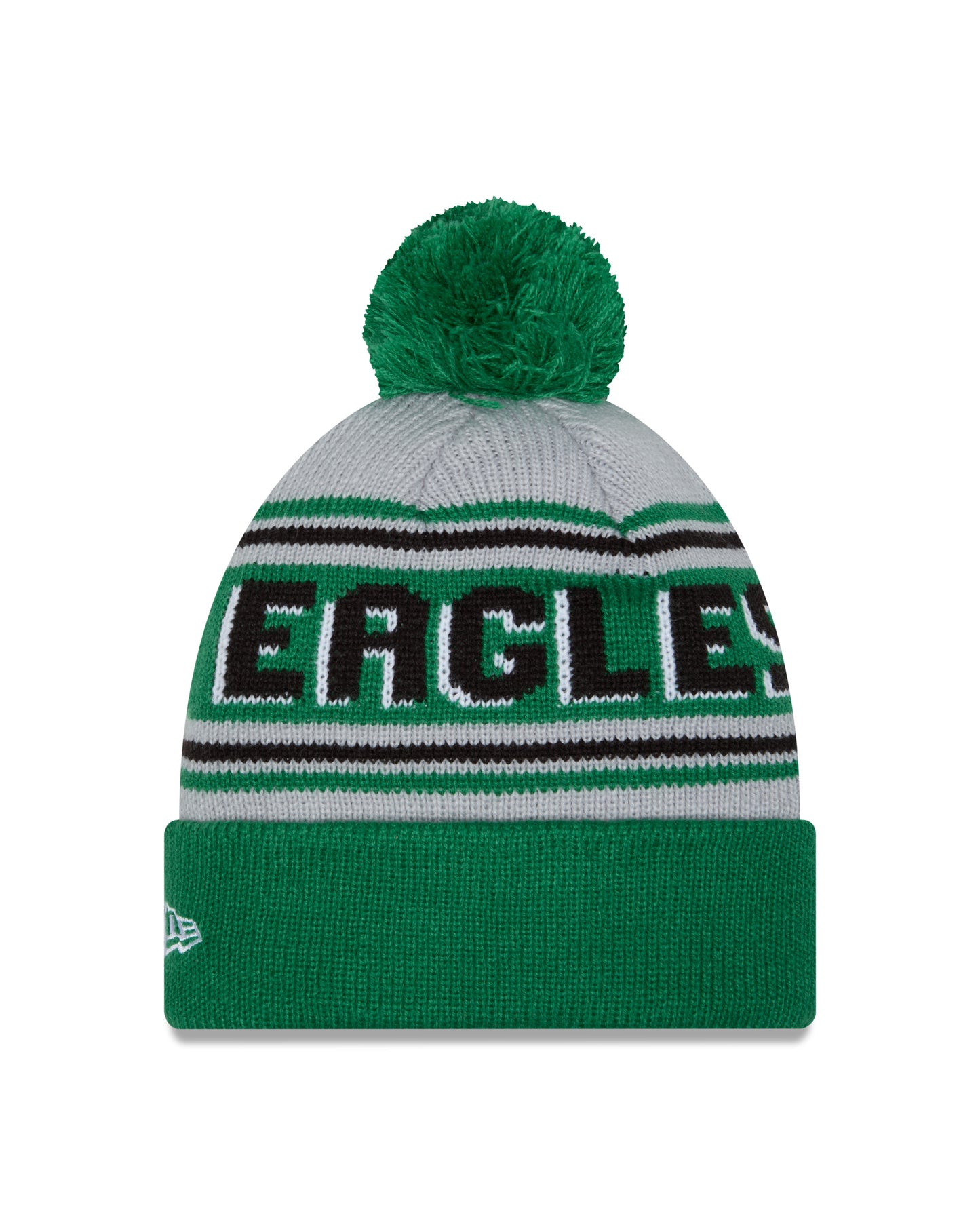 NFL Knit Hat Pom Wordmark Heritage Eagles