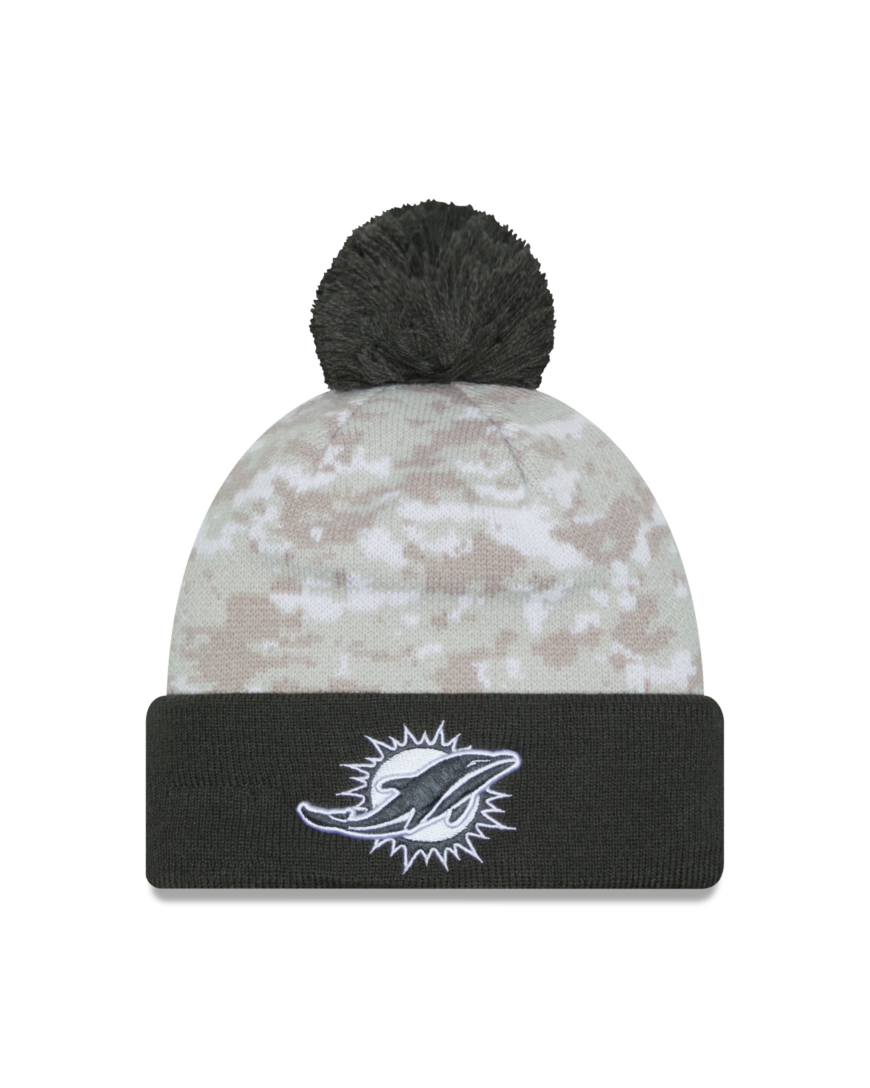 NFL Knit Hat Salute to Service 2024 Dolphins