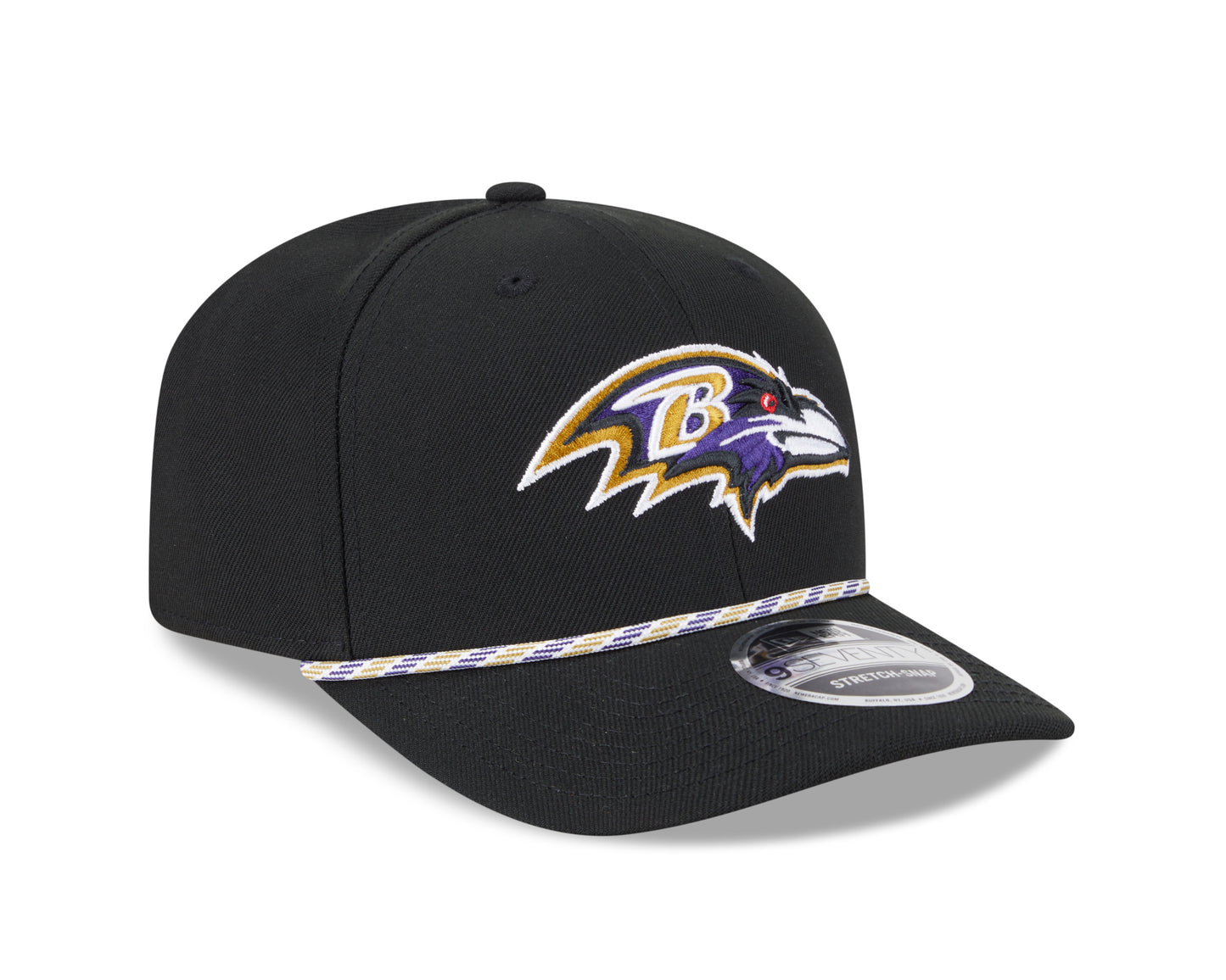 NFL Hat 970 Stretch Snap Multi Rope Ravens