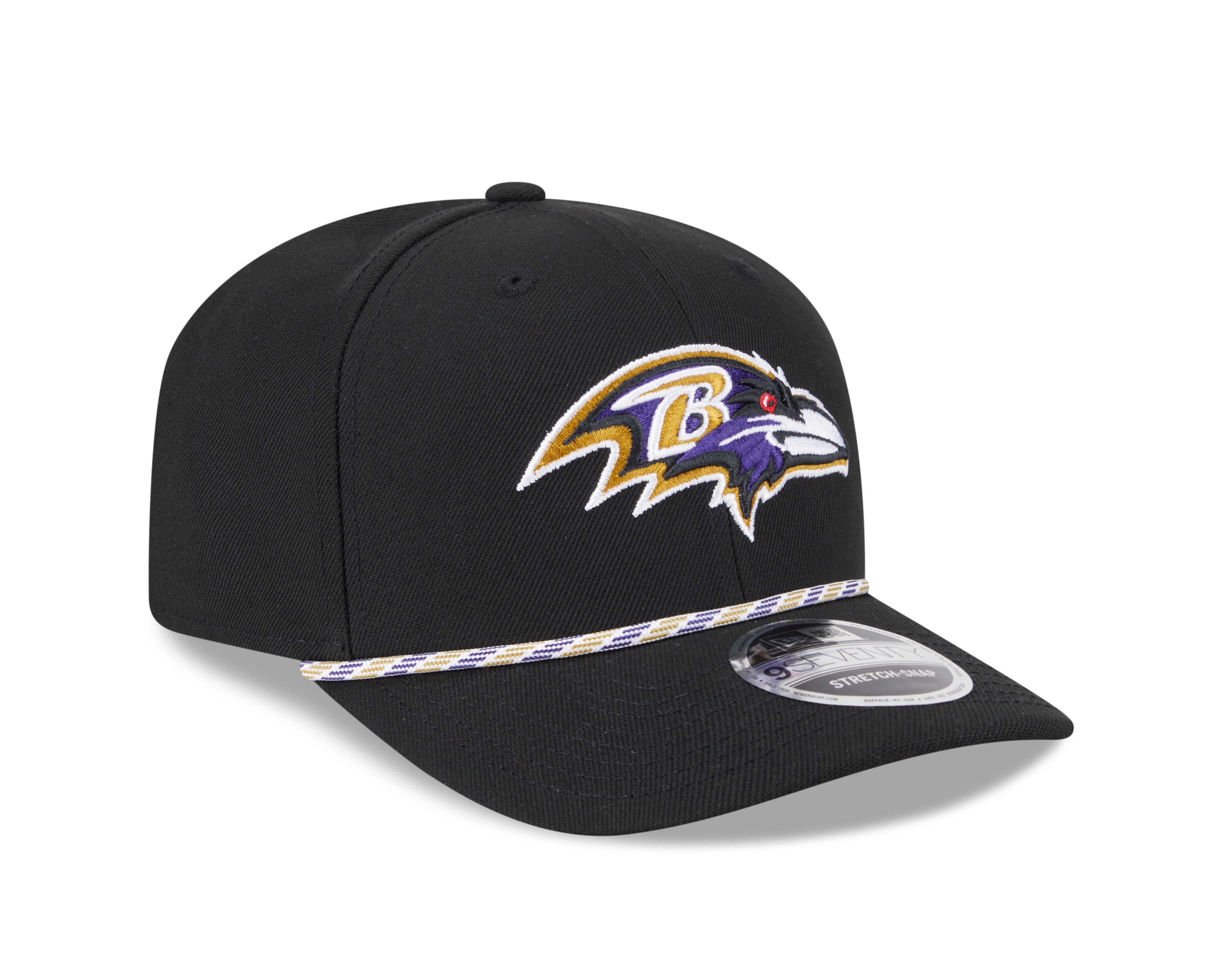 NFL Hat 970 Stretch Snap Multi Rope Ravens