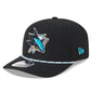 NHL Hat 970 Stretch Snap Multi Rope Sharks