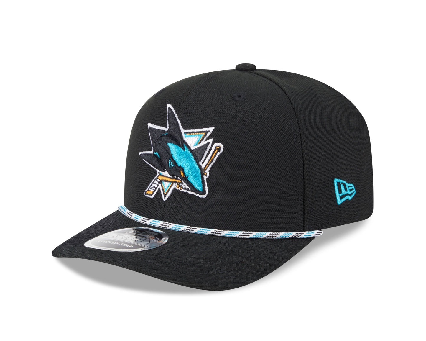 NHL Hat 970 Stretch Snap Multi Rope Sharks