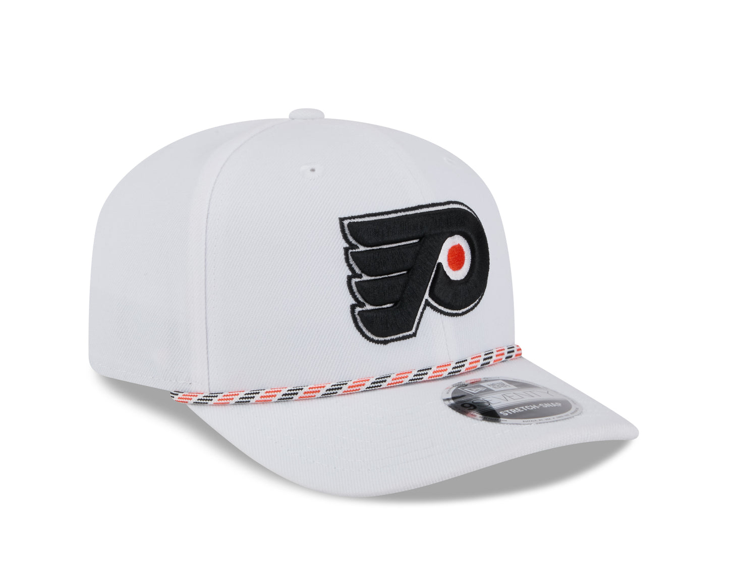 NHL Hat 970 Stretch Snap Multi Rope Flyers (White)