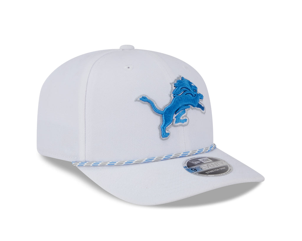 NFL Hat 970 Stretch Snap Multi Rope Lions (White)