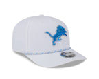 NFL Hat 970 Stretch Snap Multi Rope Lions (White)