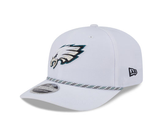 NFL Hat 970 Stretch Snap White Multi Rope Eagles