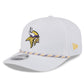 NFL Hat 970 Stretch Snap White Multi Rope Vikings