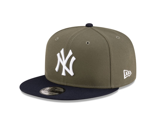 MLB Hat 950 Snapback Two Tone Olive Yankees