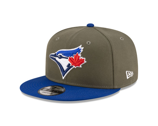 MLB Hat 950 Basic Snapback 2Tone Army Green Blue Jays