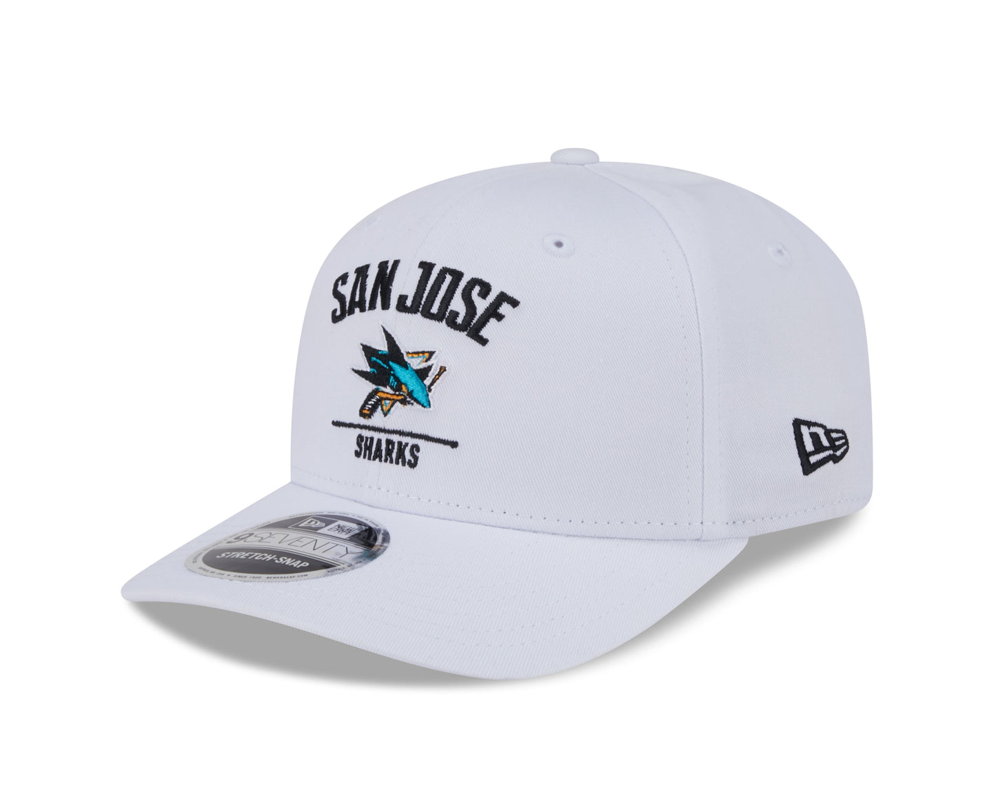 NHL Hat 970 Stretch Snap White Sharks