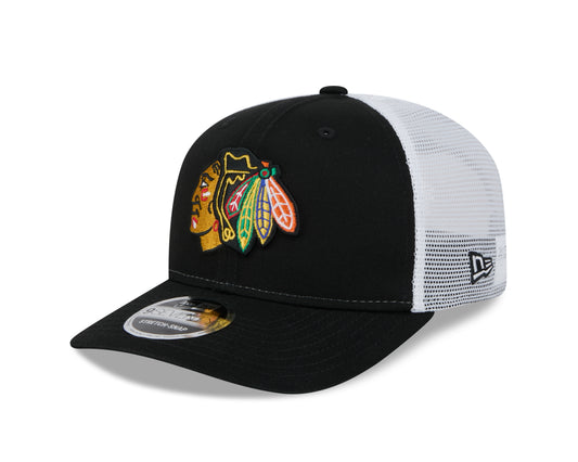 NHL Hat 970 Stretch Snap Trucker Core Blackhawks
