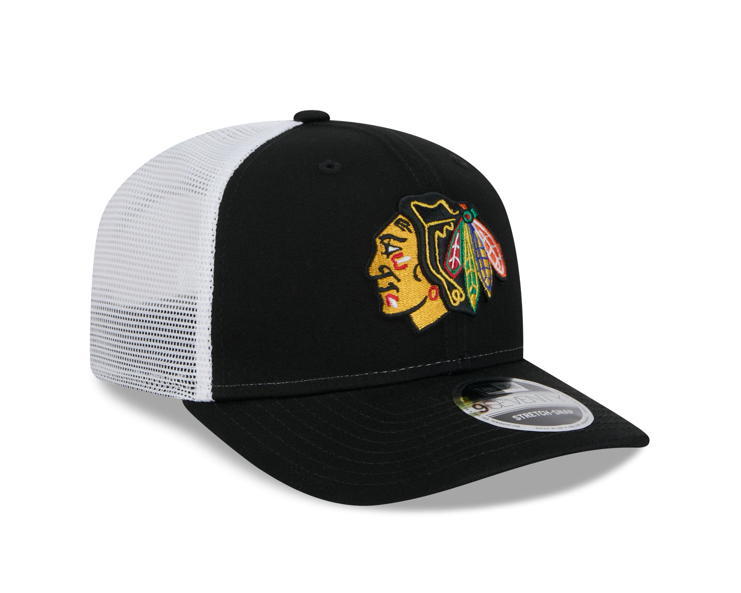 NHL Hat 970 Stretch Snap Trucker Core Blackhawks