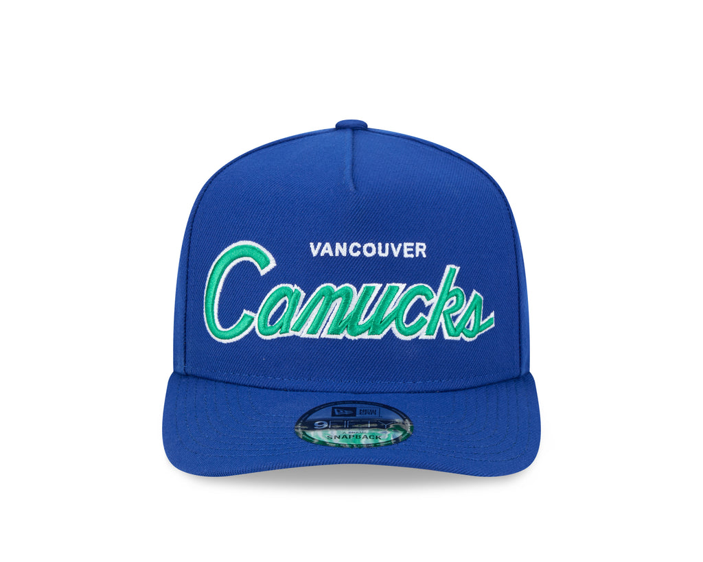 NHL Hat 950 Snapback A-Frame Script Canucks