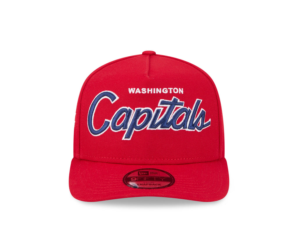 NHL Hat 950 Snapback A-Frame Script Capitals