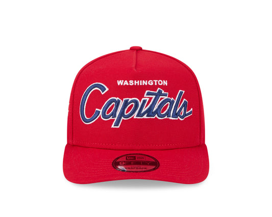 NHL Hat 950 Snapback A-Frame Script Capitals